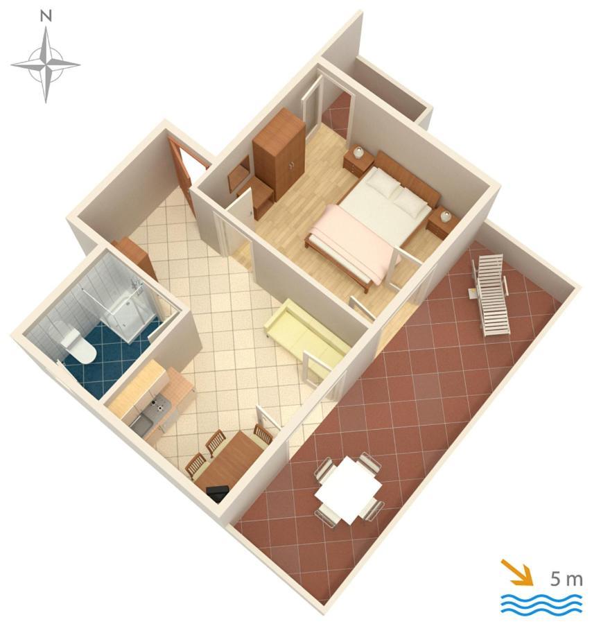 Apartment Mandre 4093b Extérieur photo